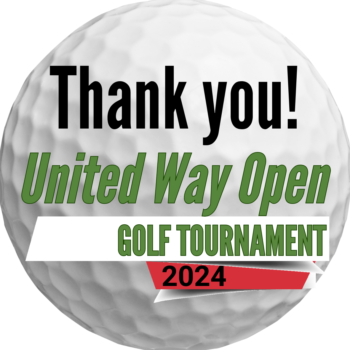 Thank you United way open golf tournament 